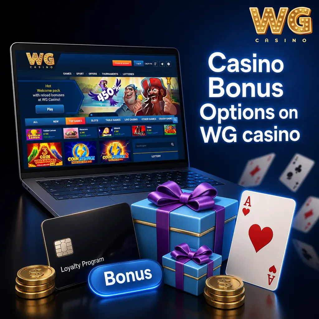 WG Casino 2026 welcome bonus tiers: 200%, 100% and 150% deposit offers with x40 wagering