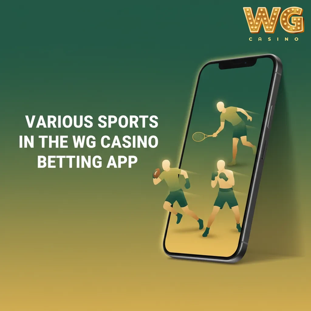 WG casino betting app with live and line markets for football, tennis, cricket, rugby, horse racing, esports, and more.