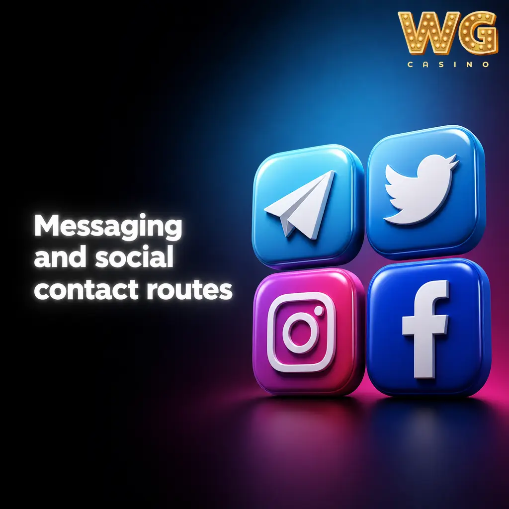 Messaging and social media support routes with safe contact tips for official service channels