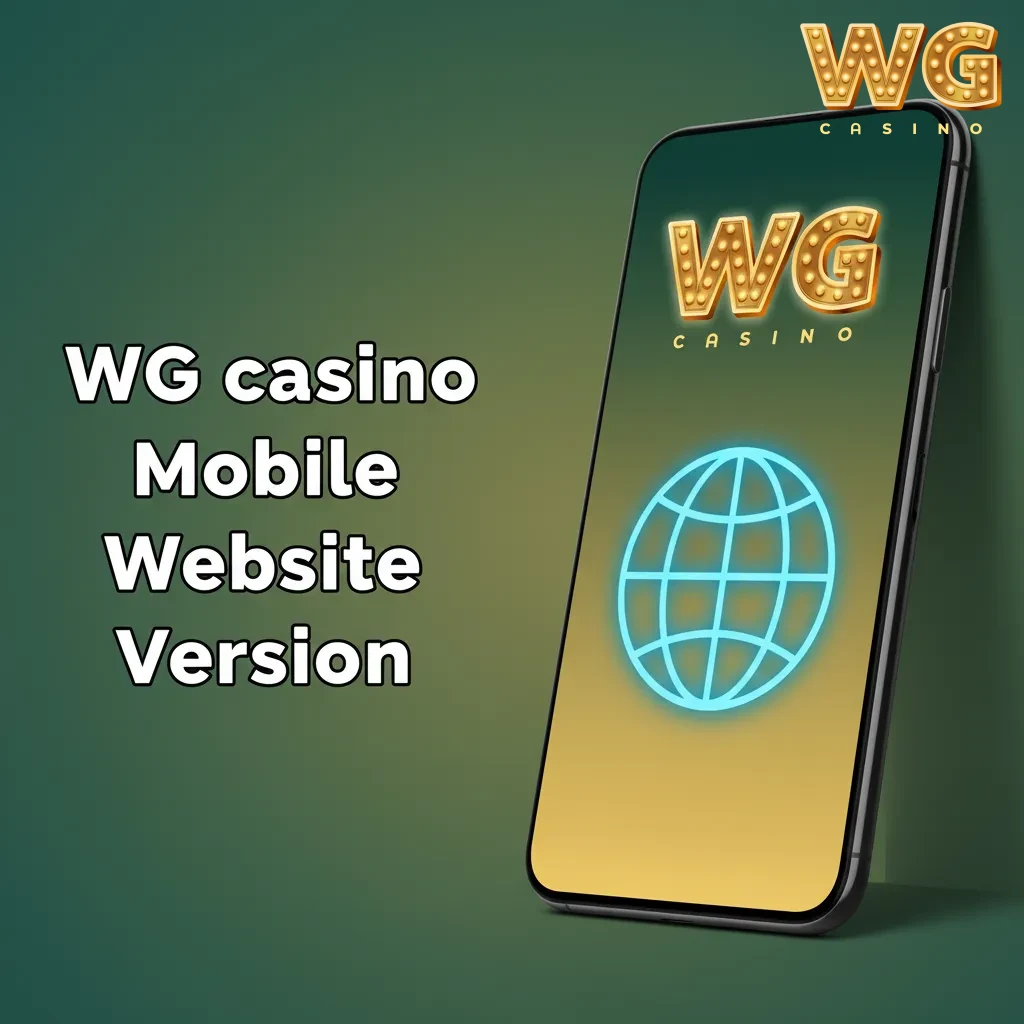 WG casino mobile website on phone and tablet, same markets, games, and features as app; play in browser, no install.
