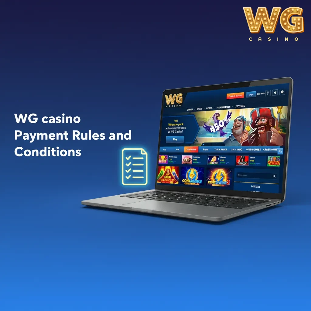 WG Casino UK payment rules: KYC checks, debit cards only, withdraw to same method, name must match, limits apply.