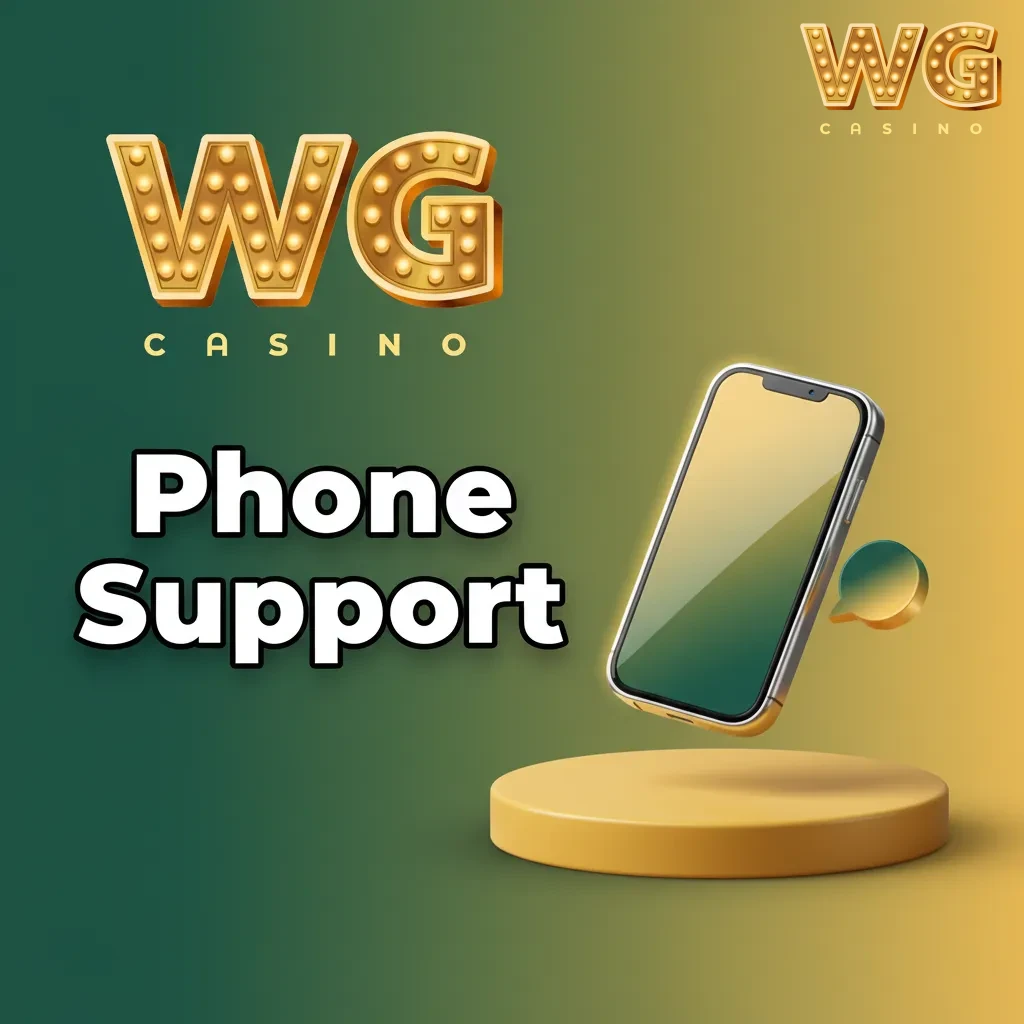 Phone support helpline 24/7 for WG Casino security and urgent payment issues; call via Help > Call.