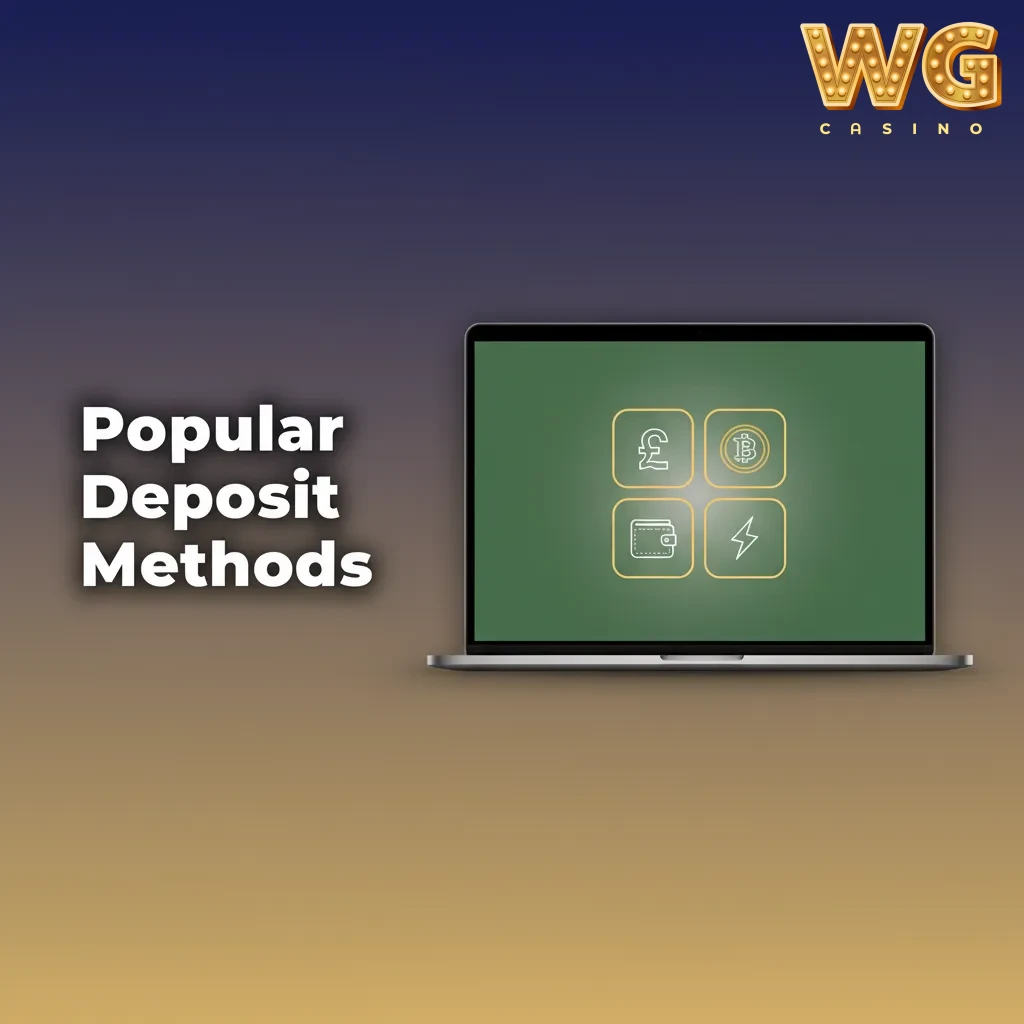 Popular UK deposit methods: Visa Debit, Mastercard Debit, and USDT (ERC20) for fast, secure deposits.