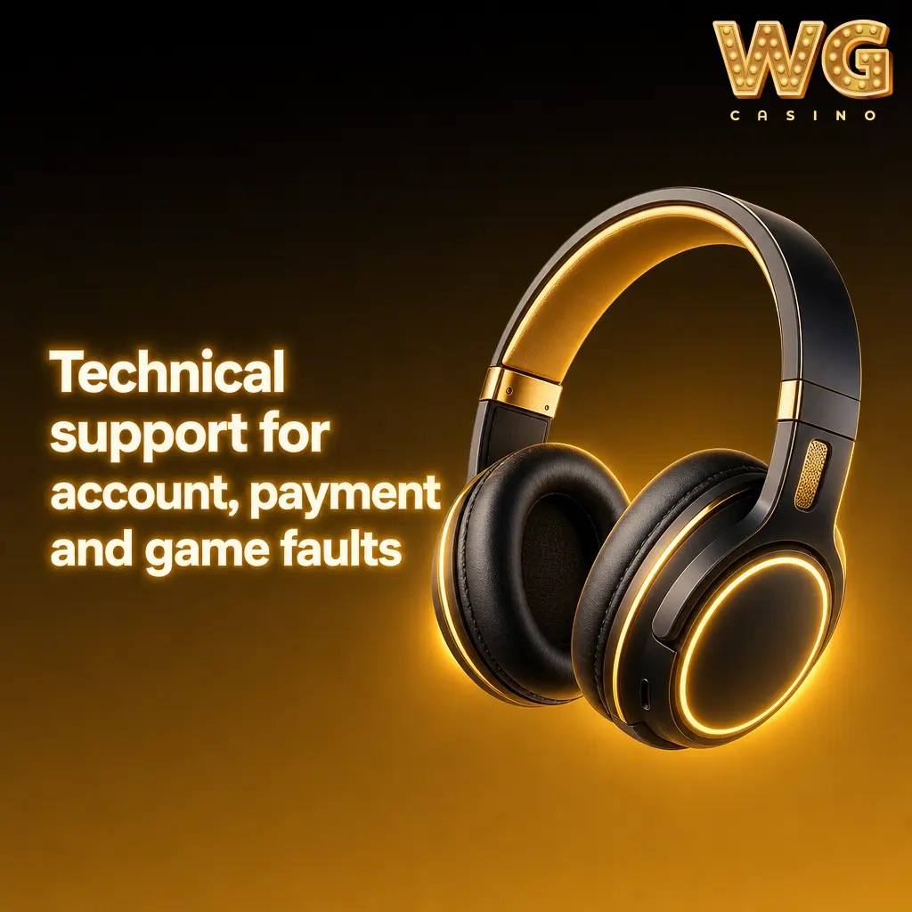 Technical support chat for account access, payment failures and game faults with evidence details