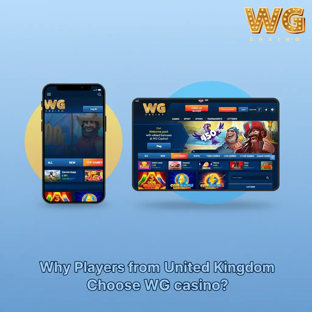 Why UK players choose WG Casino: fast payments, mobile-first, trusted studios, clear bonuses, sports, safety tools, VIP.